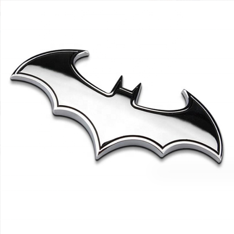 Metal car motorcycle personality Bat modified logo Universal adhesive sticker body logo badge Decal