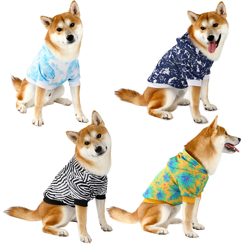 HOT SALE designer dog animal clothes with hats pet apparel accessories cute dog hoodies blank wholesale cat pouch hoodie