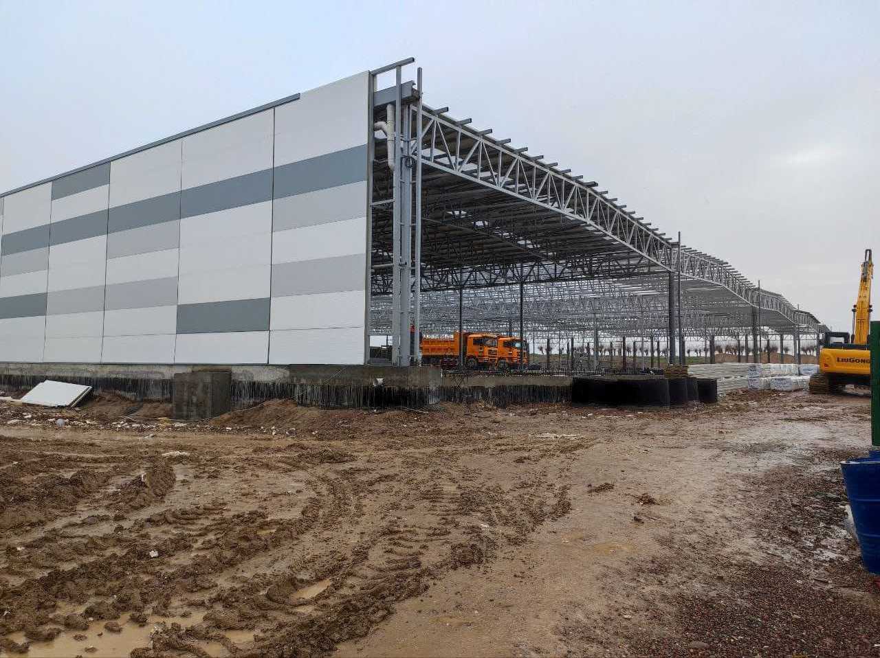 High Quality Customized steel Trusses storage warehouse steel house  steel structure processing price hangar barn