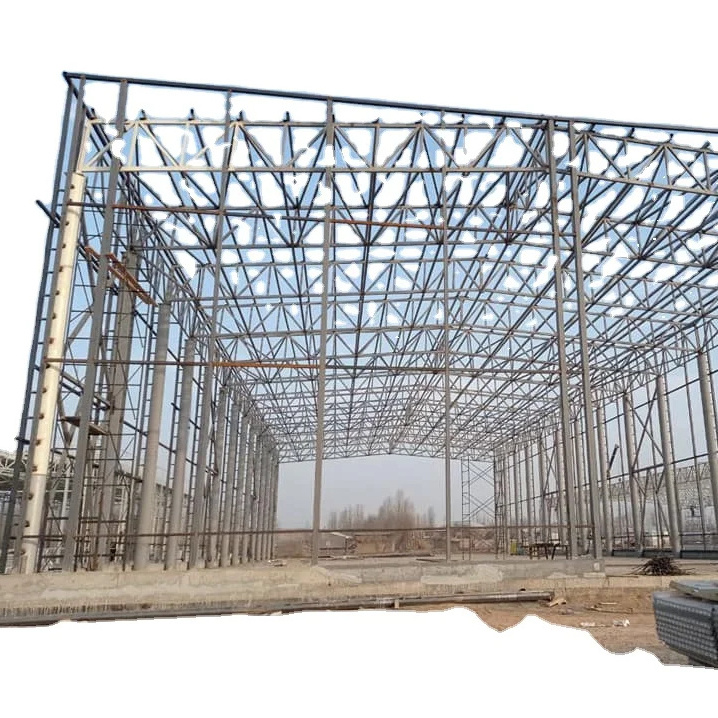 High Quality Customized steel Trusses storage warehouse steel house  steel structure processing price hangar barn