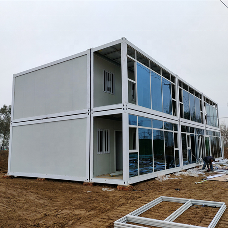 Prefabricated Modular Casa Containers Little Prefab Houses Container Bungalow for Worker Dormitory Office Storage Labor Camp