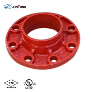 Ductile Iron Grooved Pipe Fittings Adaptor Flange