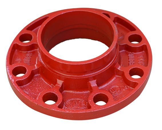 Ductile Iron Grooved Pipe Fittings Adaptor Flange