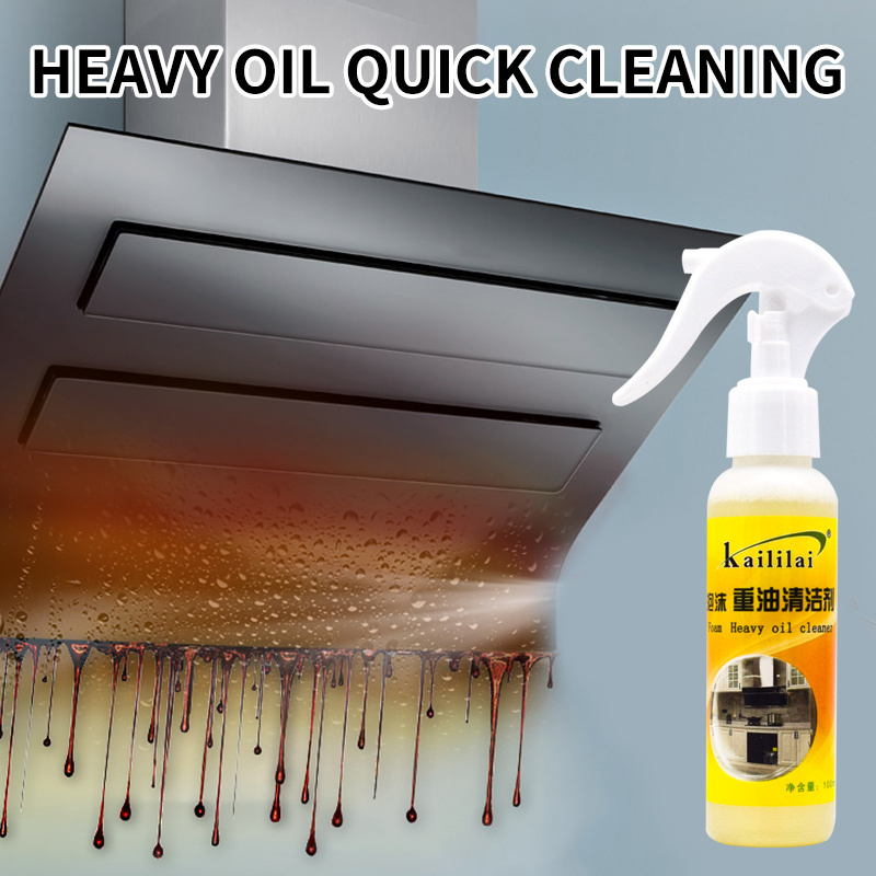 Kitchen cooktop cleaner 100ml degreasing cleaning spray heavy duty oil strong stain removal