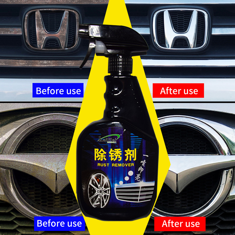 Effective Quick Removal Of Car Wheel Brake Dust Iron Rust Remover Cleanser Non Acidic 500ml