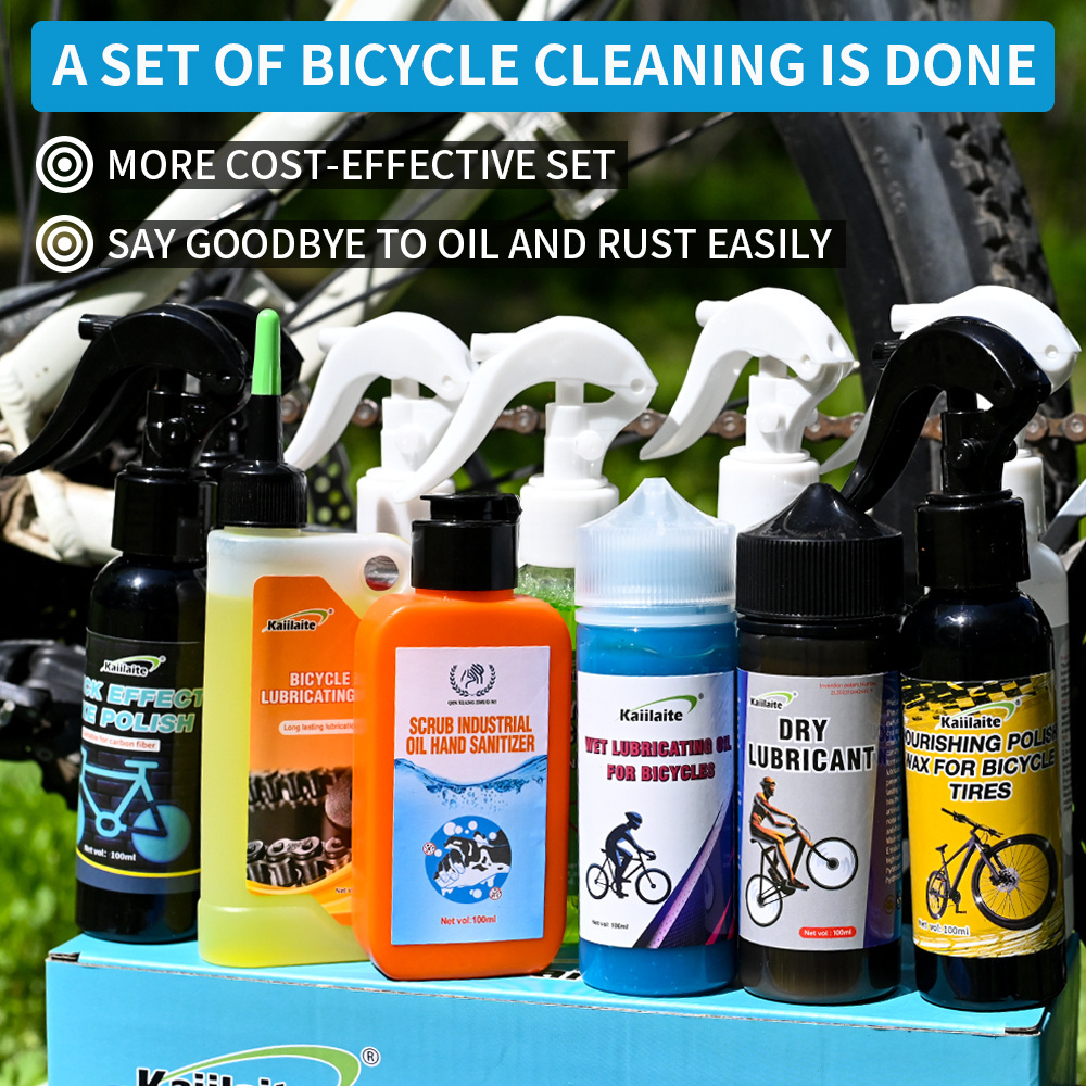 OEM Customized Bicycle Chain Lube Oil Lubricant Protective Motorcycle Chain Cleaner Detergent Bike Cleaning Care Kit