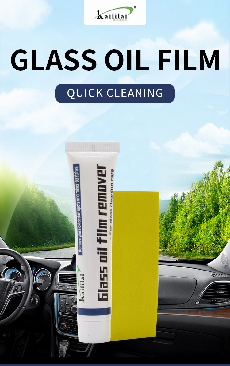 Car windshield oil film remover oil film stain cleaner glass polish hydrophobic coating