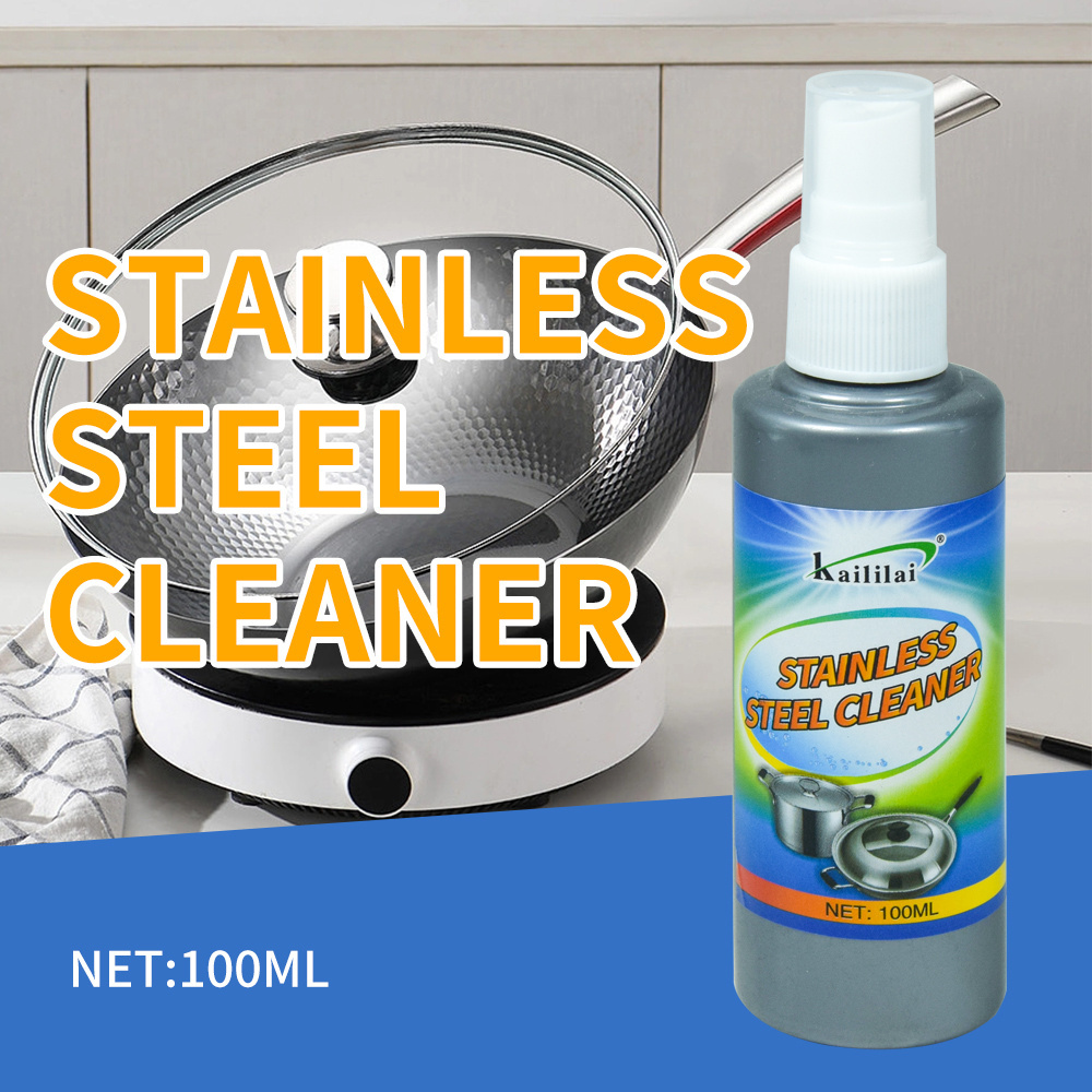 100ml Powerful Rust Remover Kitchen Cleaner Paste Stainless Steel Cookware Cleaning Spray Multi-purpose Household Chemicals