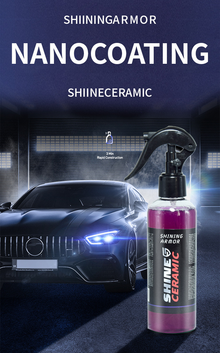 9H nano Ceramic Coating Polish spray Wax Waterless Wash Liquid Glass Super Hydrophobic Scratch Repair Anti-scratch