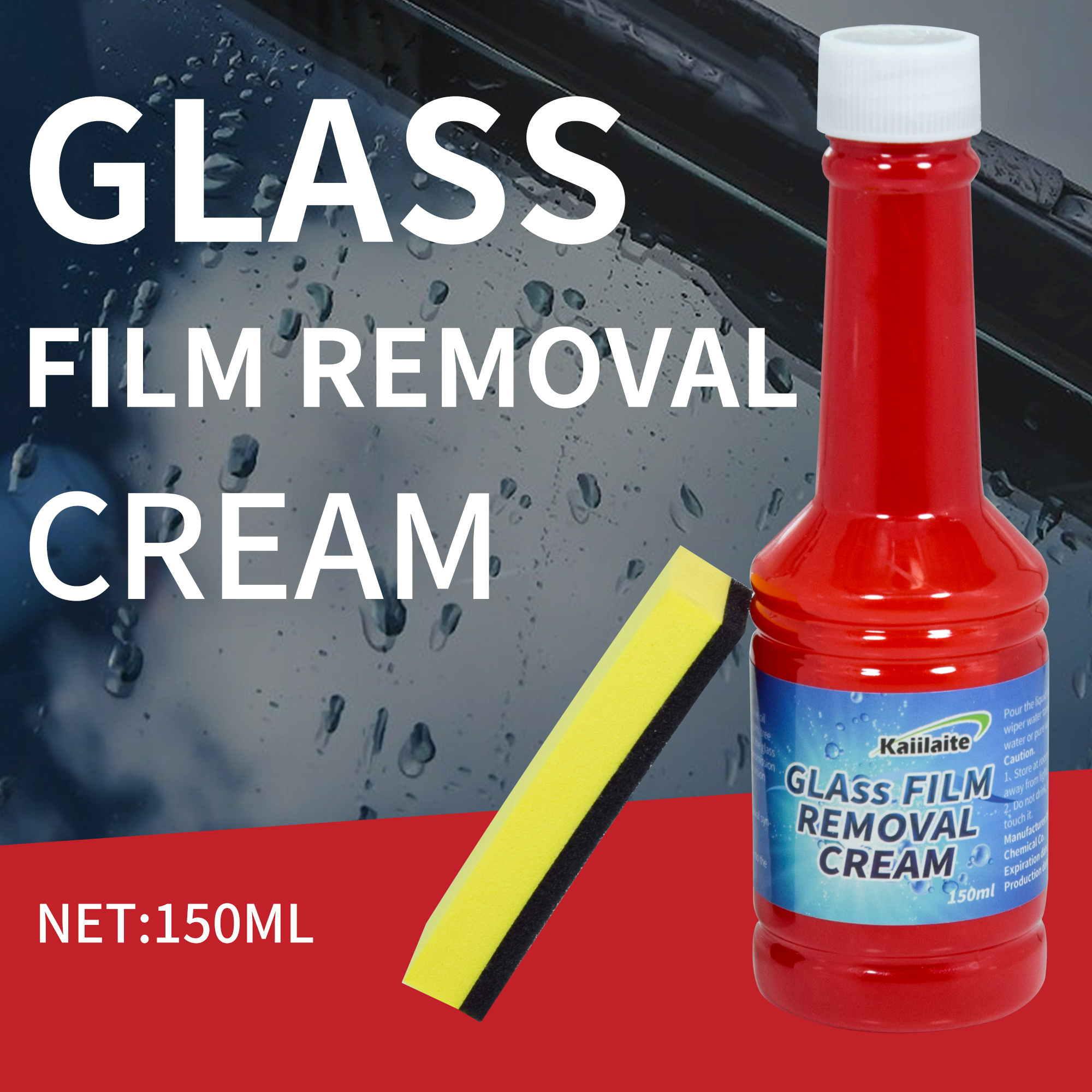 150ML Car Remove Watermark Anti Fog Oil Film Remover Windshield Glass Cleaner For Cleaning Auto Glass