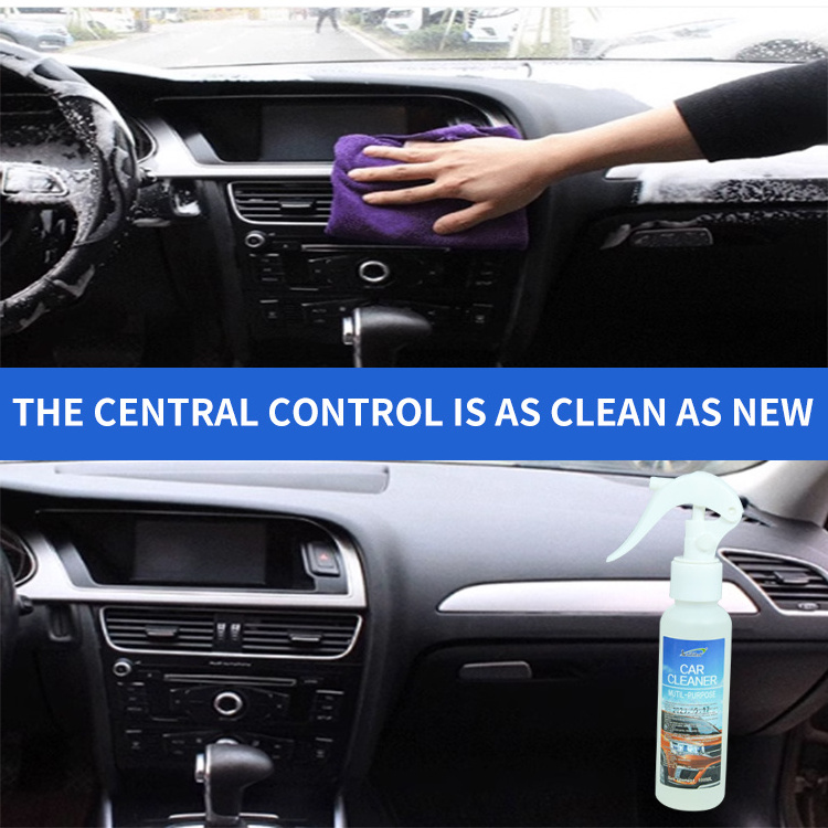 Factory Wholesale Multifunctional Car Interior Care Wash Foam Leather Cleaner Multi-Purpose Car Seat Foam Cleaner Spray