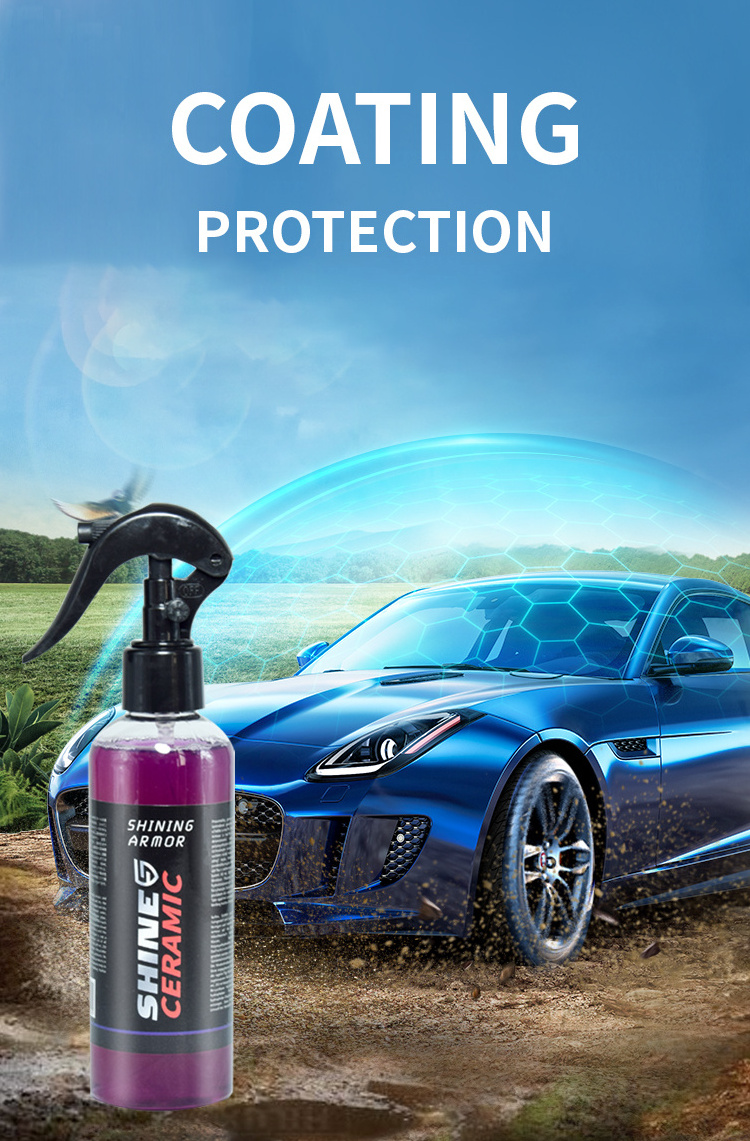 9H nano Ceramic Coating Polish spray Wax Waterless Wash Liquid Glass Super Hydrophobic Scratch Repair Anti-scratch