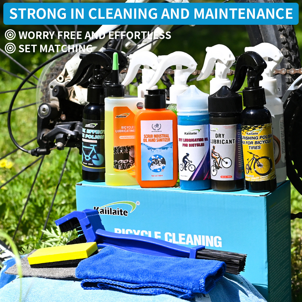 OEM Customized Bicycle Chain Lube Oil Lubricant Protective Motorcycle Chain Cleaner Detergent Bike Cleaning Care Kit