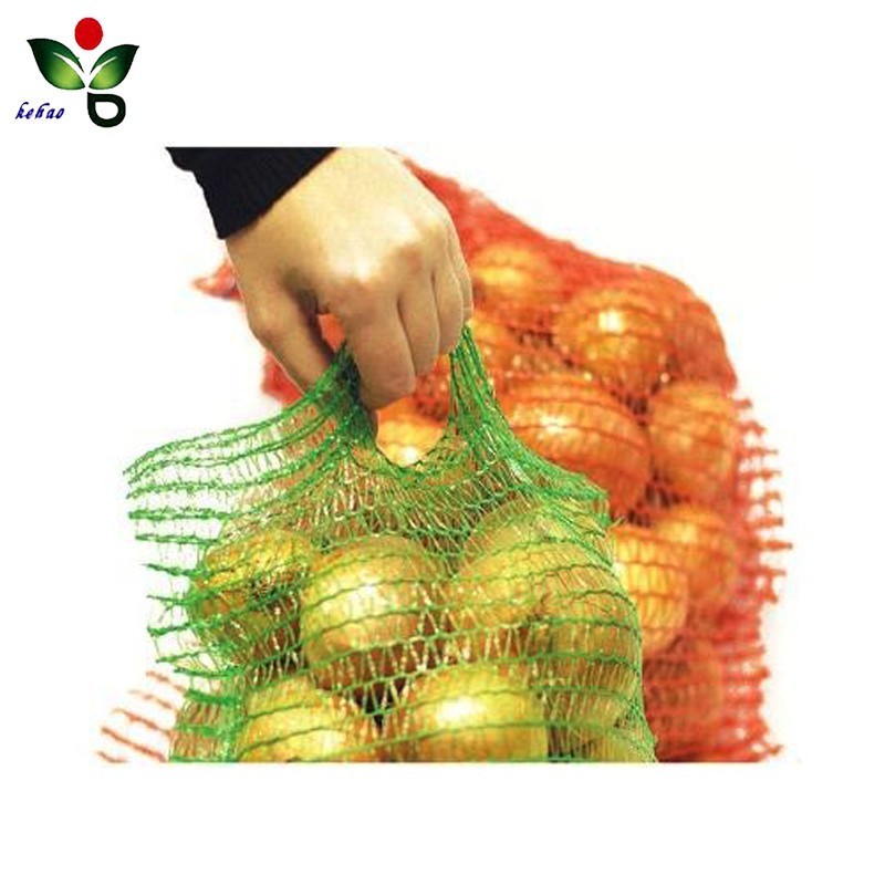 Durable citrus lemon apple raschel mesh fruit net packing bag