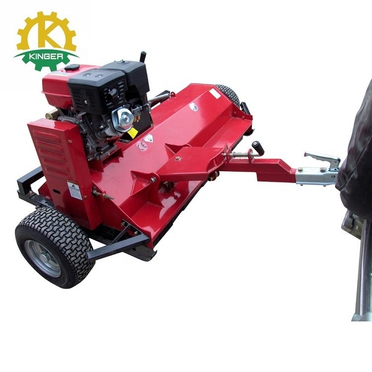 15HP Gasoline Engine ATV Tow behind Lawn Mower Manual Electric Power Blade Type with CE Certification