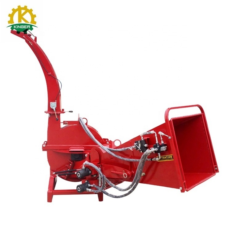 Big wood chipper hydraulic feeding 9 inch wood chip shredder BX92R