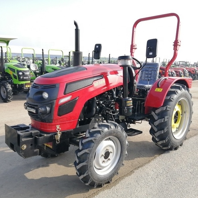 4WD Mini Farm Tractor 30HP Traktor 4x4 Compact Tractors For Agriculture Used