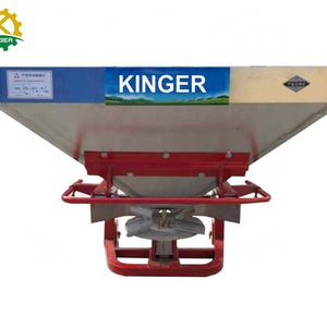 Disc fertilizer spreader machine tractor rear hanging fertilizer spreader