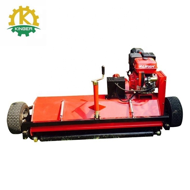 15HP Gasoline Engine ATV Tow behind Lawn Mower Manual Electric Power Blade Type with CE Certification