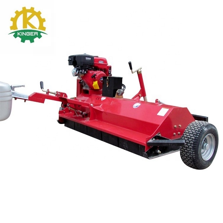 15HP Gasoline Engine ATV Tow behind Lawn Mower Manual Electric Power Blade Type with CE Certification