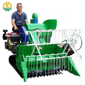 Mini rice combine harvester in west bengal