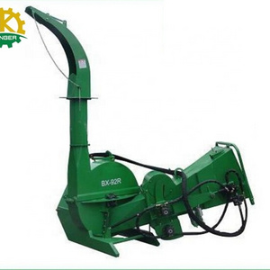 Big wood chipper hydraulic feeding 9 inch wood chip shredder BX92R