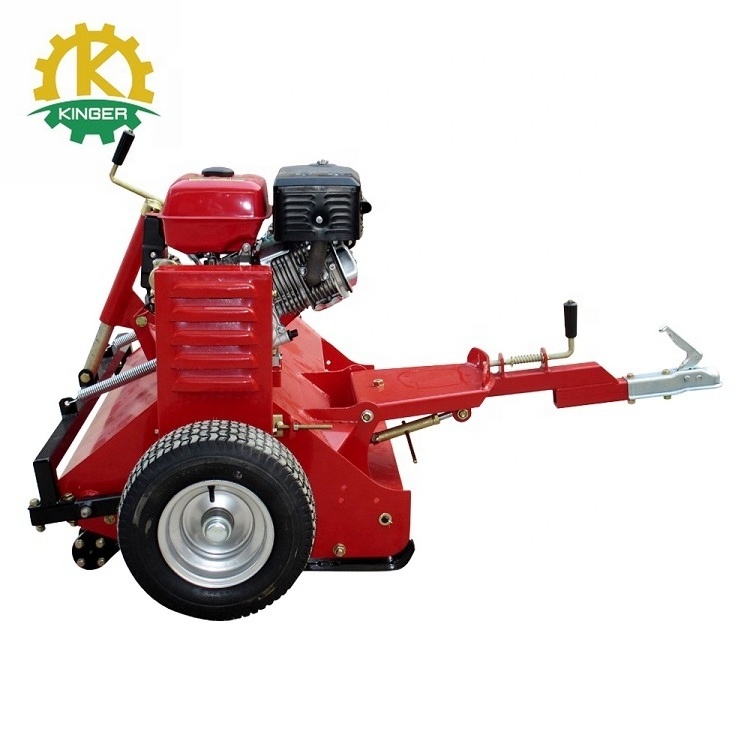 15HP Gasoline Engine ATV Tow behind Lawn Mower Manual Electric Power Blade Type with CE Certification