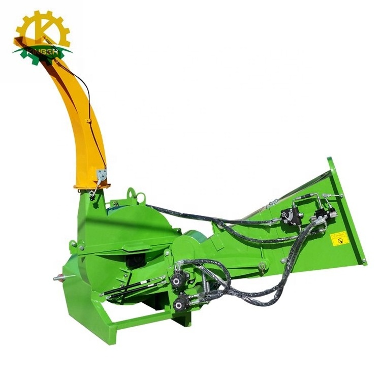 Big wood chipper hydraulic feeding 9 inch wood chip shredder BX92R