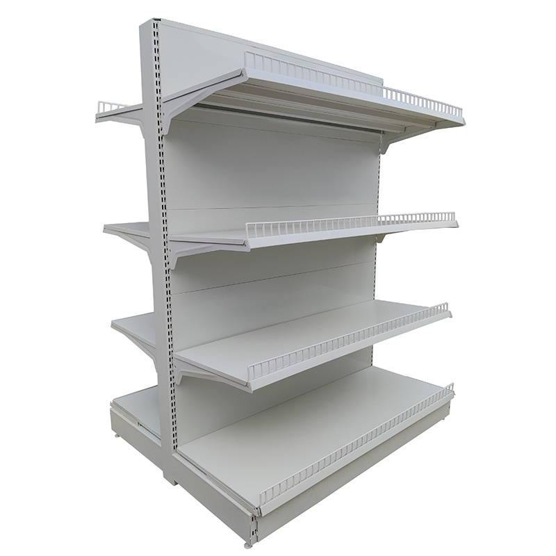 Wholesale Double-Sided Shops Supermarket Shelves Display Design Gondola Retail Grocery Convenience Store Shelving