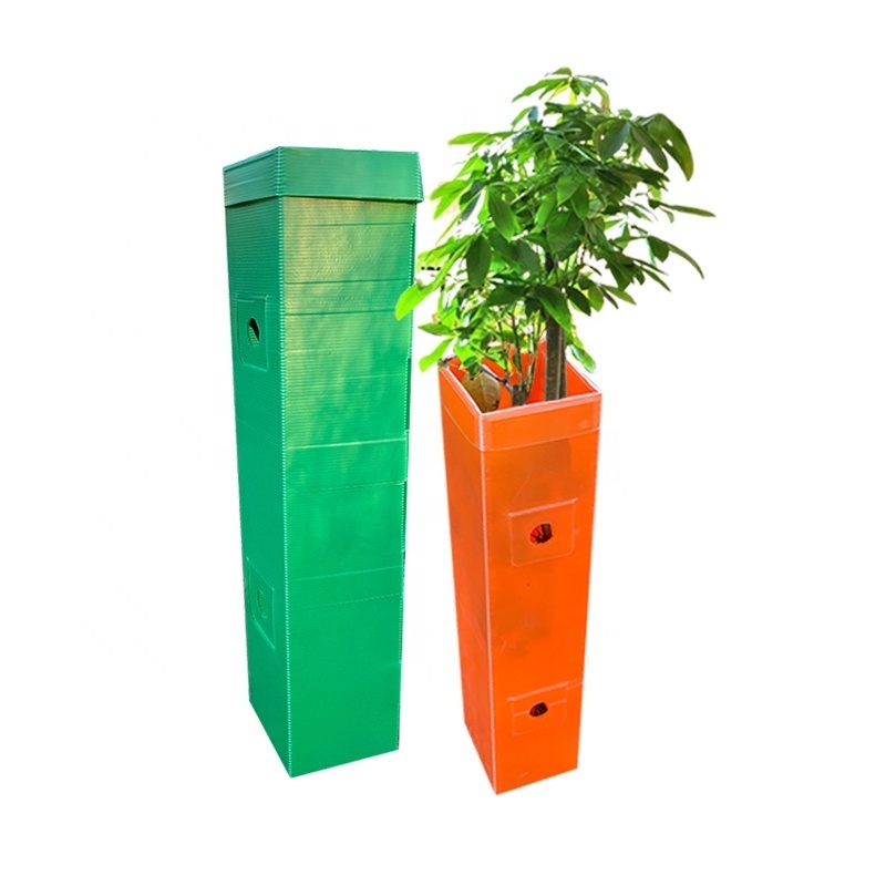 PP Corrugated Plastic Tree Tube Planting Tube Tree Guard Corex Plastic Tree Guard