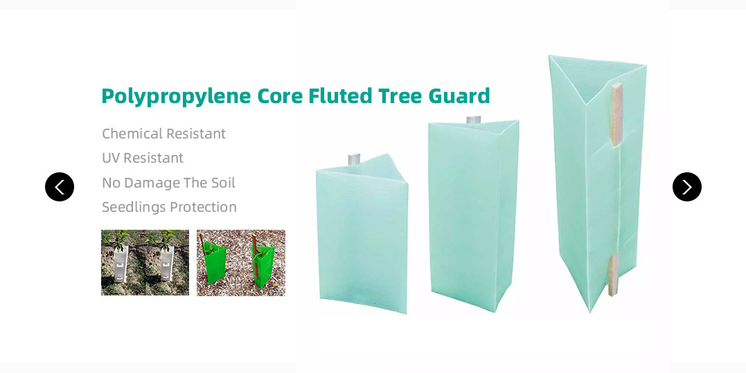Triangle Tree Guard Corrugated plastic triangle Tree Guards/Grape Vine Guards/tree Trunk ...