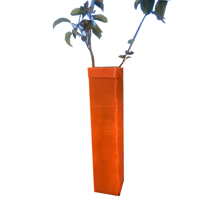 Uv Protection Corflute Correx Tree Protector Plastic Tree Tube corflute Tree Guard custom Plastic Plant Protector