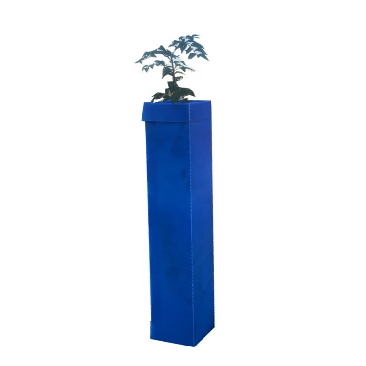 Uv Protection Corflute Correx Tree Protector Plastic Tree Tube corflute Tree Guard custom Plastic Plant Protector