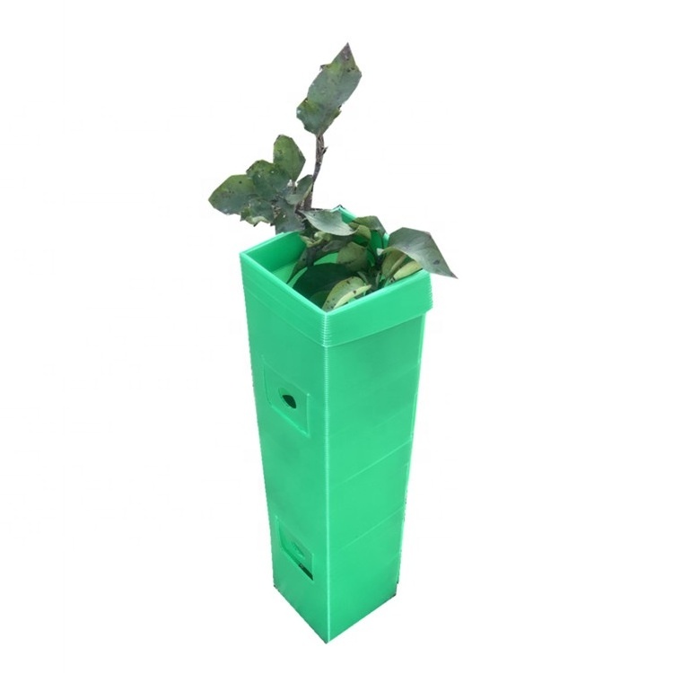 Uv Protection Corflute Correx Tree Protector Plastic Tree Tube corflute Tree Guard custom Plastic Plant Protector