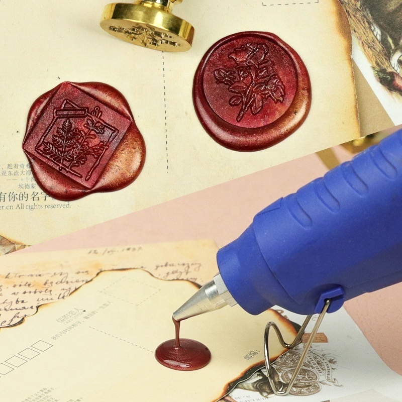 Tube  Seal Wax Sticks For invitation  Sealing  Stamp with  Glue Gun Sealing Wax