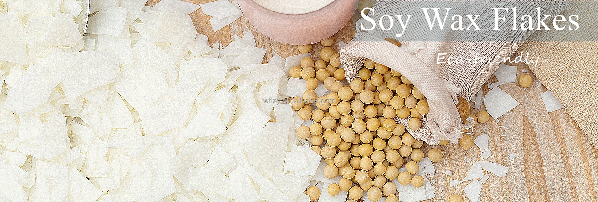 Wholesale Natural Candle Making Soy Wax 464 Soy Wax Flakes Bulk