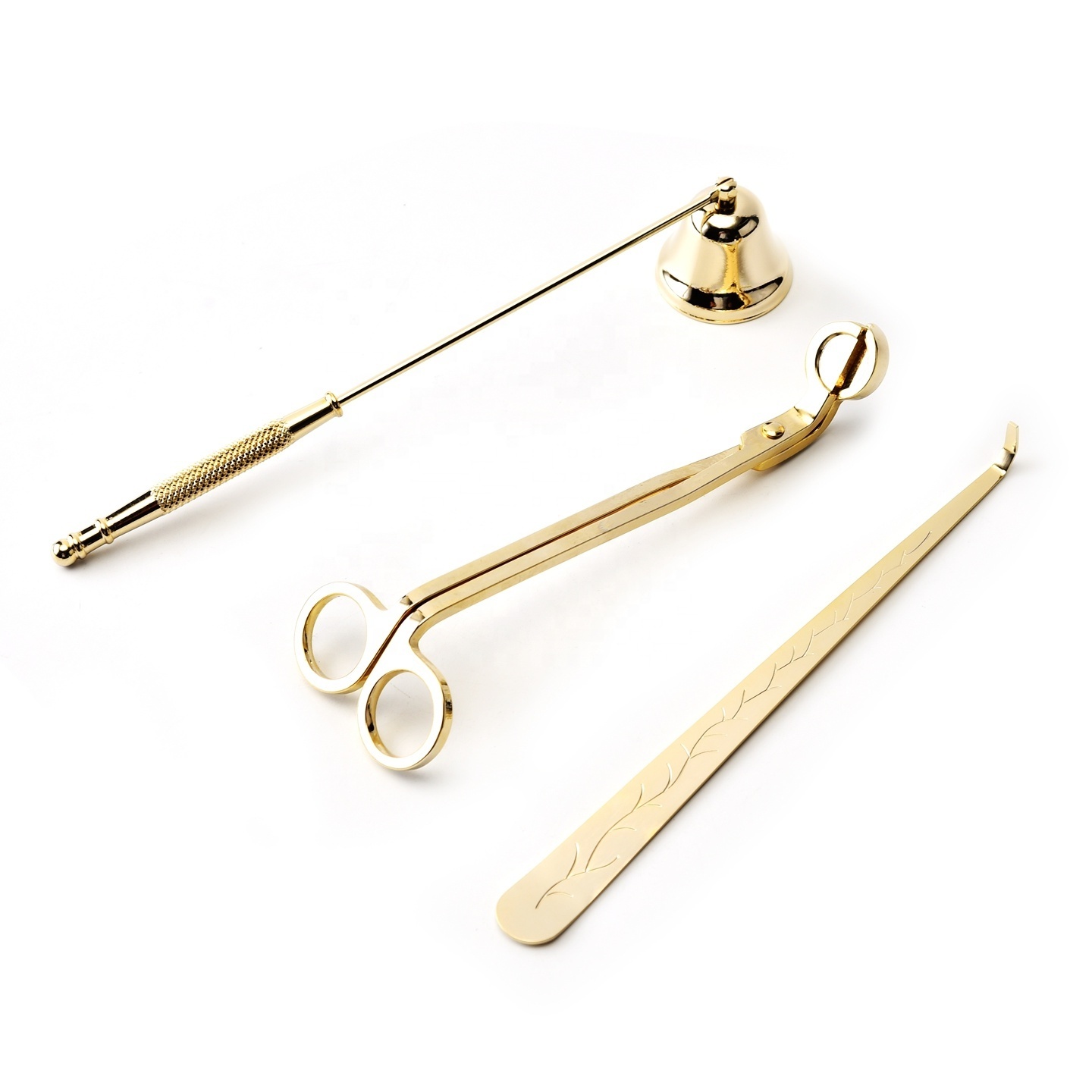 Candle Wick Trimmer Candle Snuffer & Candle Accessory Set-rose Gold Stainless Steel Household Scissors Fabric /sewing Shears OEM