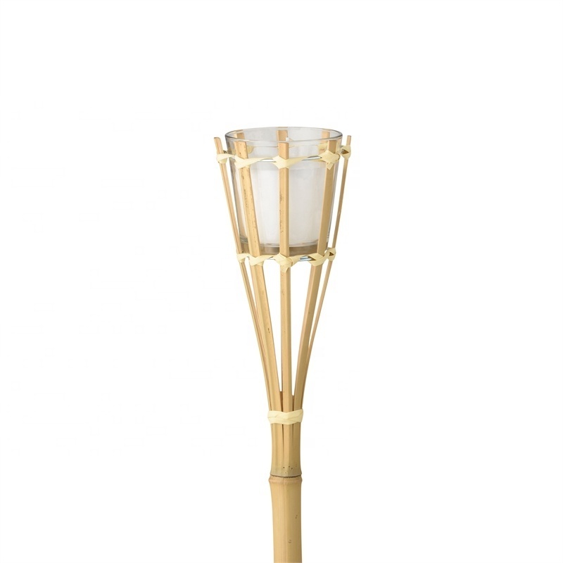 Outdoor Citronella Candle Bamboo Torch/citronella candles bamboo sticks