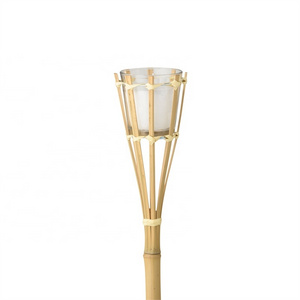 Outdoor Citronella Candle Bamboo Torch/citronella candles bamboo sticks