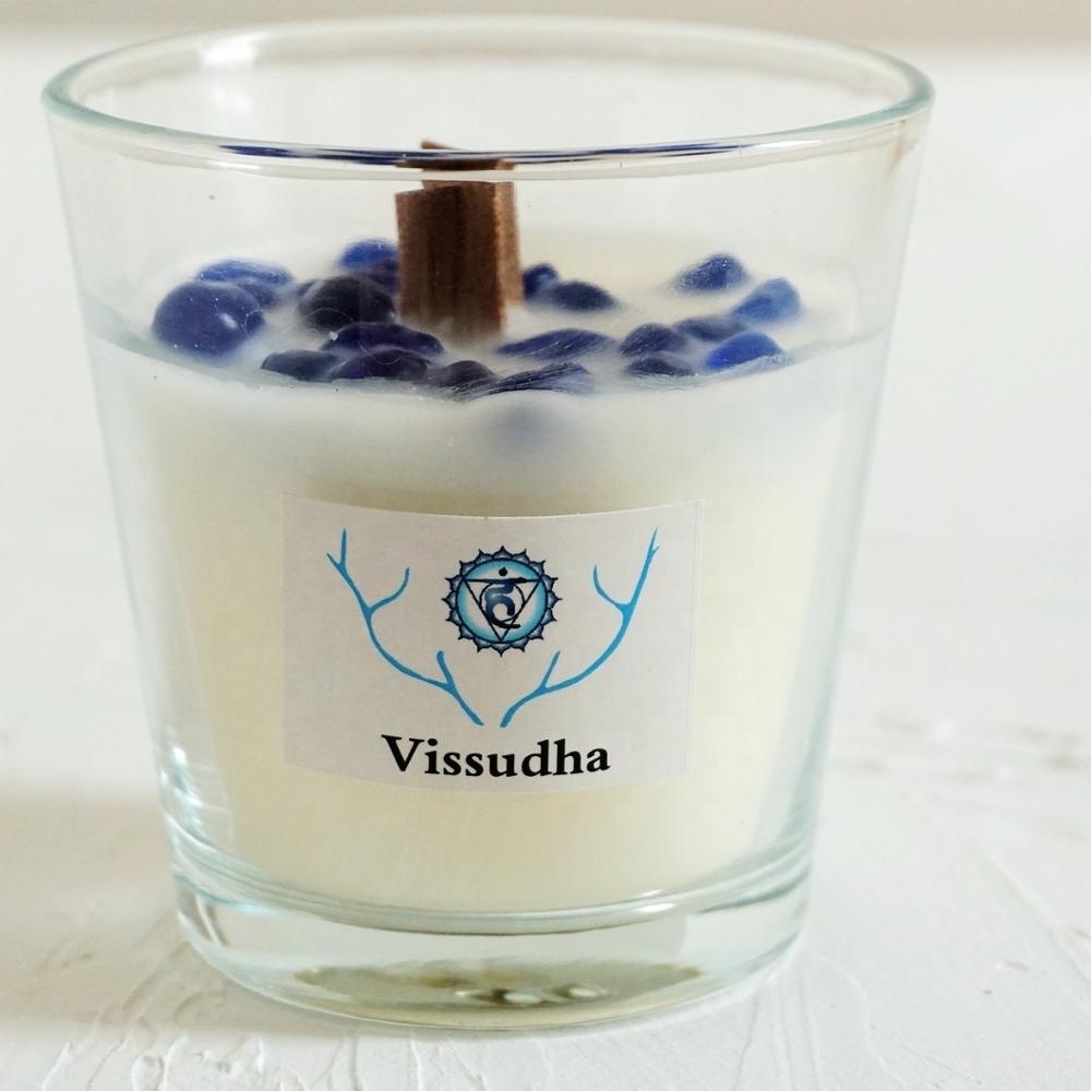 Blue Energy Candles - Enjoy The Inspiring Light Of Our Crystal Candles