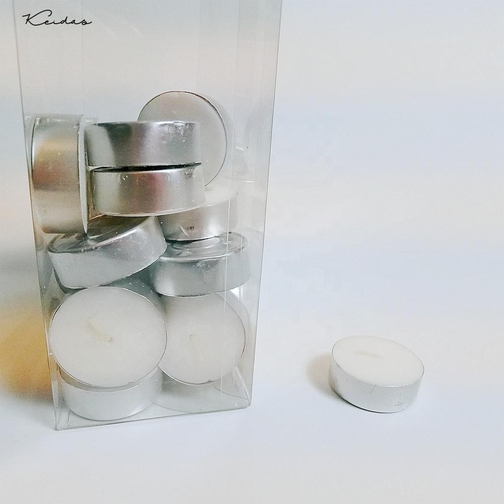 Keidas Unscented Tea Lights 100/Pkg White  Tealight Candles