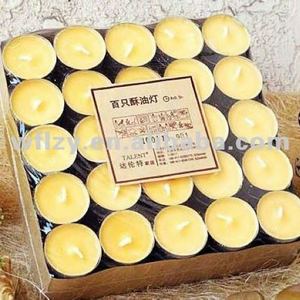 Keidas Unscented Tea Lights 100/Pkg White  Tealight Candles