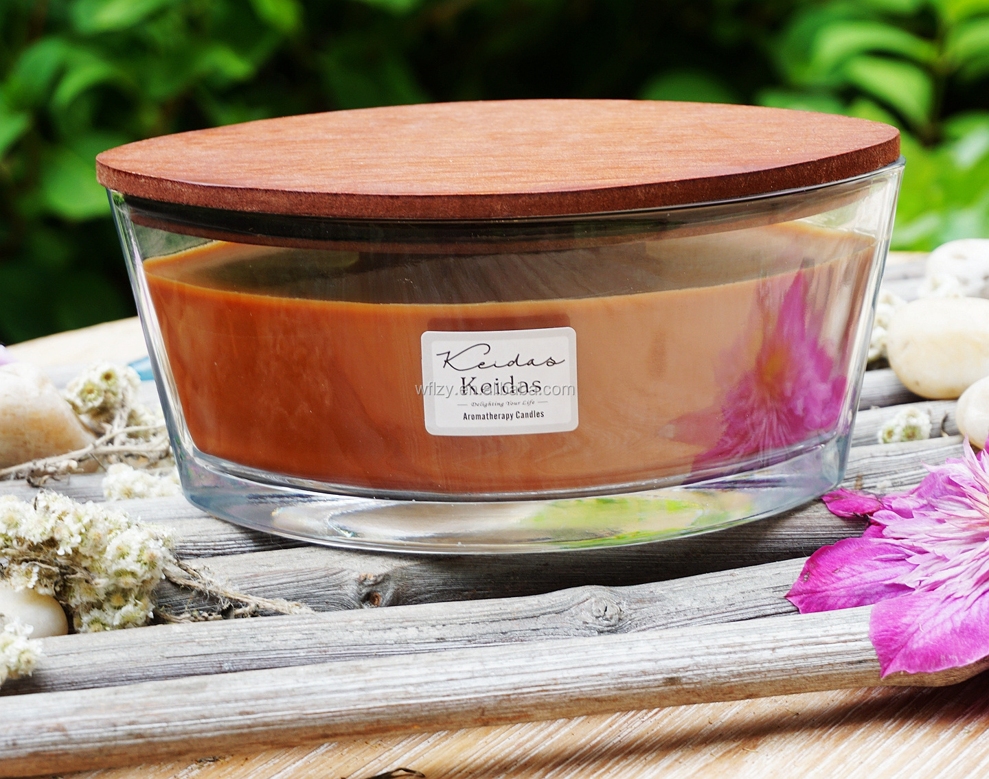 Oval Large  Cinnamon woodwick scented candle