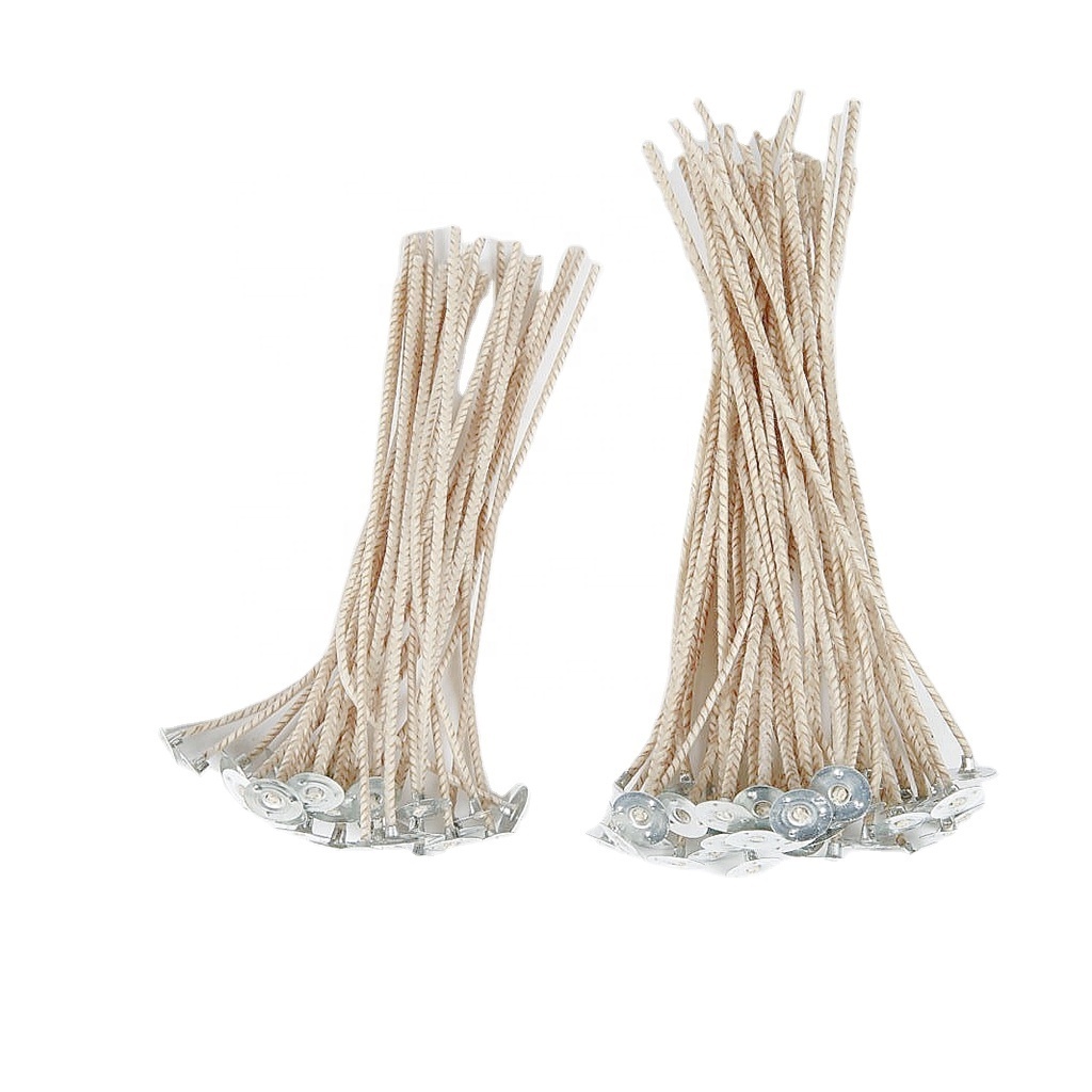 ECO Pretabbed Cotton Candle Wick With Natural Soy Wax Coating