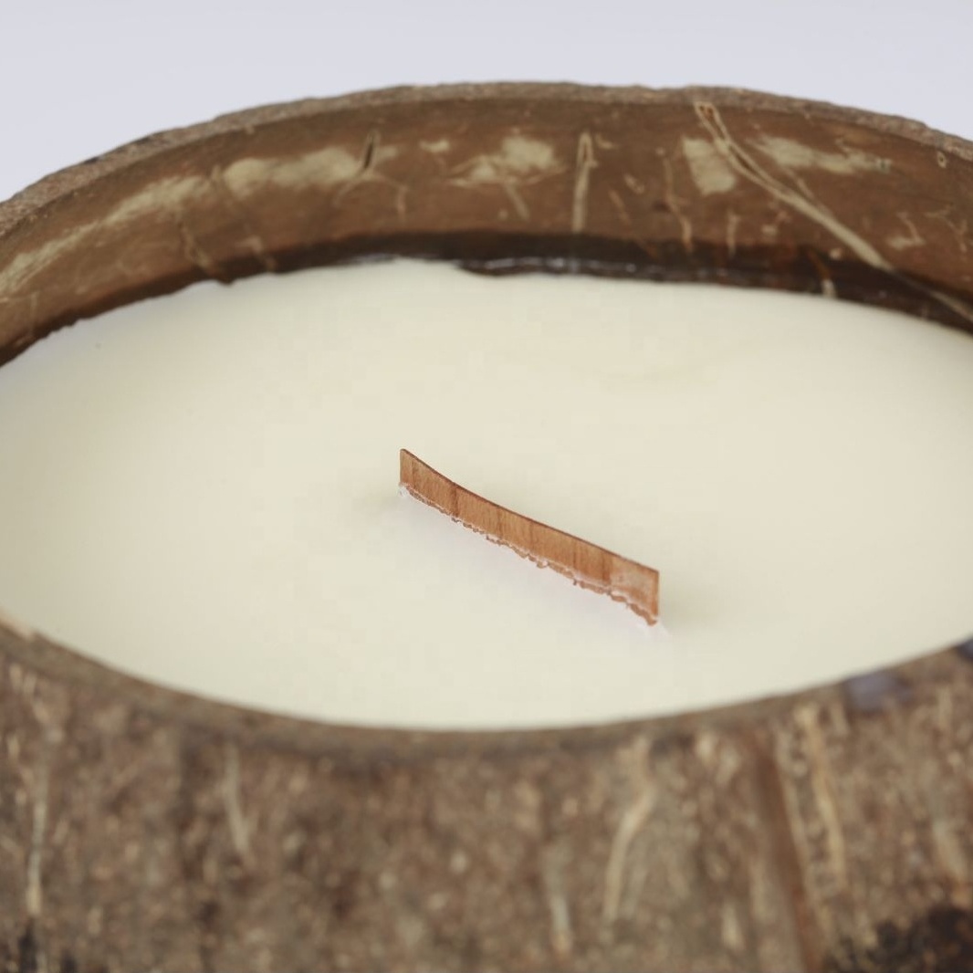 Woodwick Soy wax nature coconut shell candle