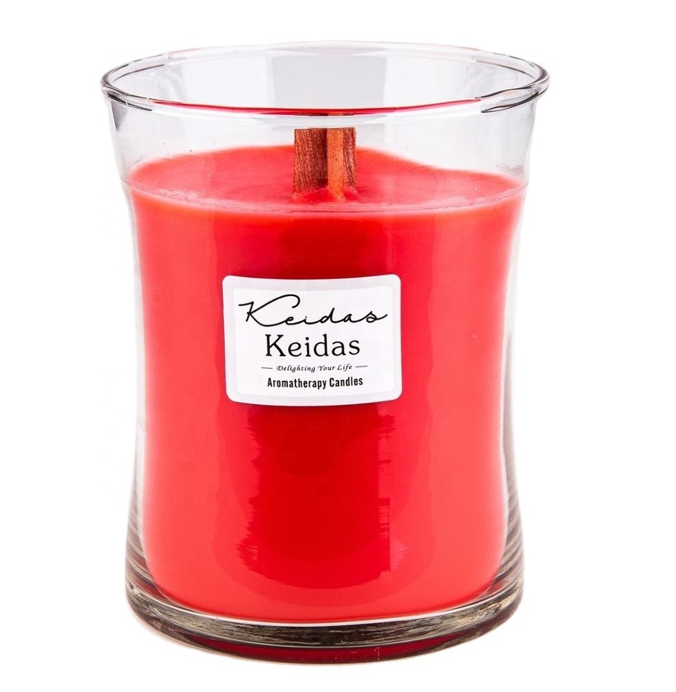 Plus Wooden Wick Fireside Scented Candle