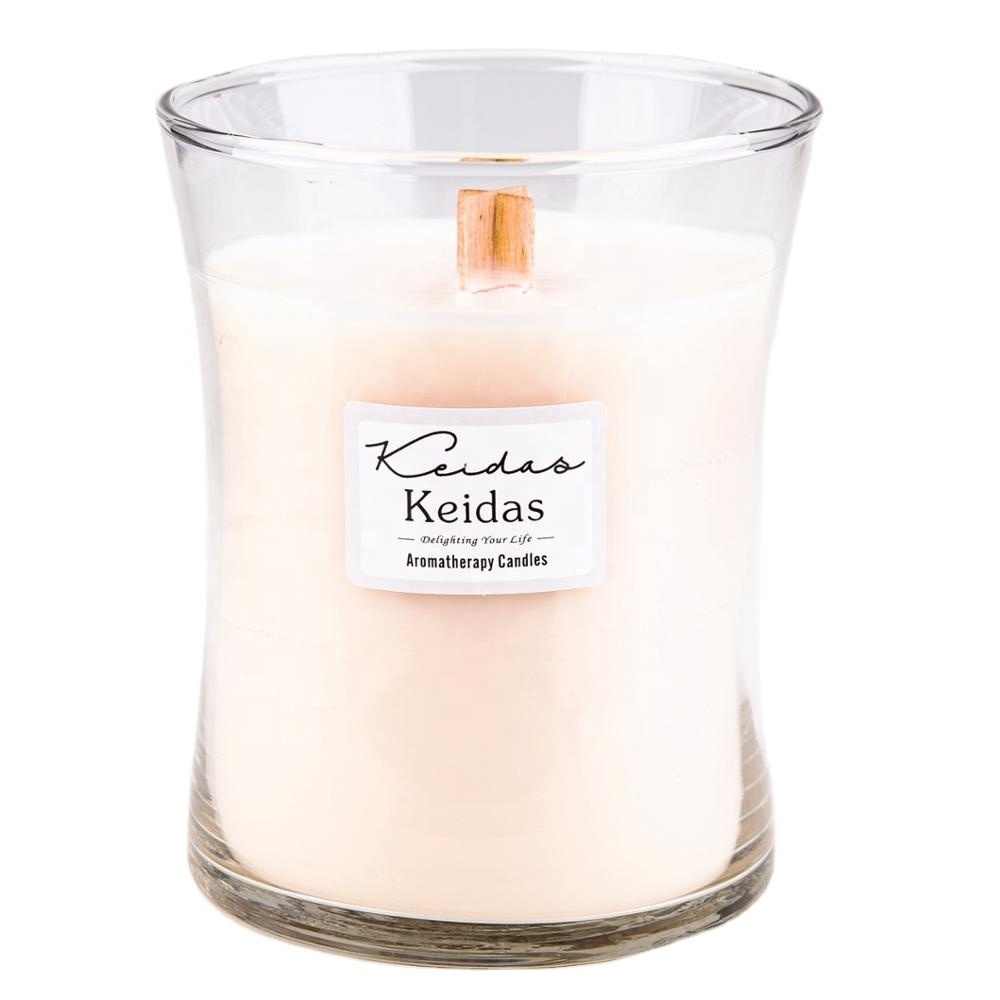 Plus Wooden Wick Fireside Scented Candle