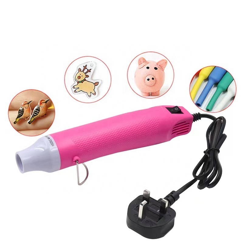 Mini electric heat gun for Wax melting Candle Making tool heat dyer wax blowing hot air gun