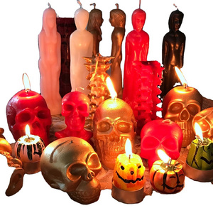 SKULL candles -Suitable for Halloween/horror and novelty decorations