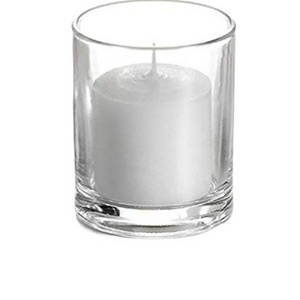 Clear Glass Votive Candle Holders Bulk  Clear Tealight Candle Holder Bulk - Ideal for Wedding Centerpieces & Home Decor